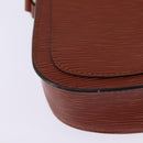 LOUIS VUITTON Epi Saint Cloud PM Shoulder Bag Brown M52213 LV Auth 143321-9