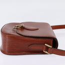 LOUIS VUITTON Epi Saint Cloud PM Shoulder Bag Brown M52213 LV Auth 143321-4