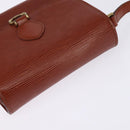 LOUIS VUITTON Epi Saint Cloud PM Shoulder Bag Brown M52213 LV Auth 143321-6