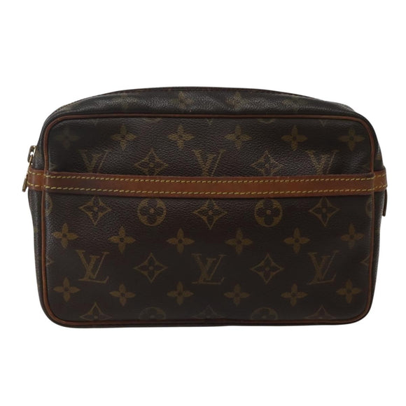 LOUIS VUITTON Monogram Compiegne 23 Clutch Bag M51847 LV Auth 143325