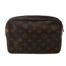 LOUIS VUITTON Monogram Compiegne 23 Clutch Bag M51847 LV Auth 143325-2