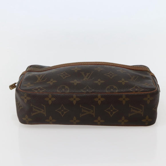 LOUIS VUITTON Monogram Compiegne 23 Clutch Bag M51847 LV Auth 143325