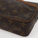LOUIS VUITTON Monogram Compiegne 23 Clutch Bag M51847 LV Auth 143325-7