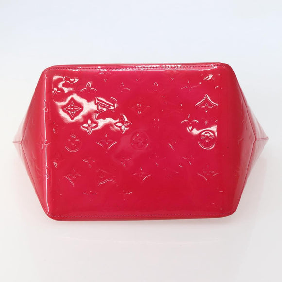 LOUIS VUITTON Monogram Vernis Bellevue PM Hand Bag Rose Pop M93669 Auth 143327