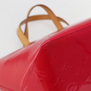 LOUIS VUITTON Monogram Vernis Bellevue PM Hand Bag Rose Pop M93669 Auth 143327-16