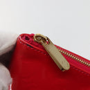 LOUIS VUITTON Monogram Vernis Bellevue PM Hand Bag Rose Pop M93669 Auth 143327-20