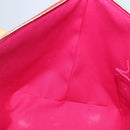 LOUIS VUITTON Monogram Vernis Bellevue PM Hand Bag Rose Pop M93669 Auth 143327-23