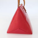 LOUIS VUITTON Monogram Vernis Bellevue PM Hand Bag Rose Pop M93669 Auth 143327-4