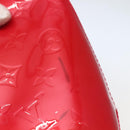 LOUIS VUITTON Monogram Vernis Bellevue PM Hand Bag Rose Pop M93669 Auth 143327-5