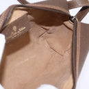 GUCCI GG Supreme Web Sherry Line Bag PVC Beige Gold 56 02 087 Auth 143328-19