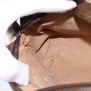 GUCCI GG Supreme Web Sherry Line Bag PVC Beige Gold 56 02 087 Auth 143328-20