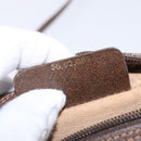 GUCCI GG Supreme Web Sherry Line Bag PVC Beige Gold 56 02 087 Auth 143328-12