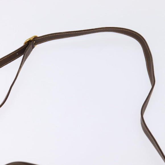 GUCCI GG Supreme Web Sherry Line Bag PVC Beige Gold 56 02 087 Auth 143328