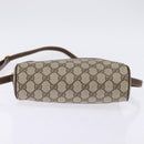 GUCCI GG Supreme Web Sherry Line Bag PVC Beige Gold 56 02 087 Auth 143328-5