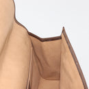 GUCCI GG Supreme Web Sherry Line Bag PVC Beige Gold 156 01 031 Auth 143329-17