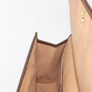 GUCCI GG Supreme Web Sherry Line Bag PVC Beige Gold 156 01 031 Auth 143329-18