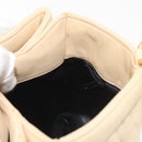 BALLY Shoulder Bag Leather Beige Gold Auth 143330-20