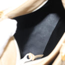 BALLY Shoulder Bag Leather Beige Gold Auth 143330-21