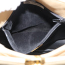 BALLY Shoulder Bag Leather Beige Gold Auth 143330-22