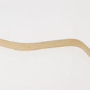 BALLY Shoulder Bag Leather Beige Gold Auth 143330-8