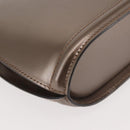 BALLY Hand Bag Leather Champagne Gold Auth 143331-15