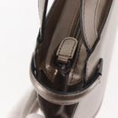 BALLY Hand Bag Leather Champagne Gold Auth 143331-10