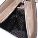 BALLY Hand Bag Leather Champagne Gold Auth 143331-19