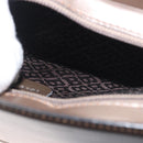 BALLY Hand Bag Leather Champagne Gold Auth 143331-21