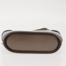 BALLY Hand Bag Leather Champagne Gold Auth 143331-5