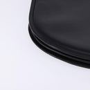 BALLY Shoulder Bag Leather Black Gold Auth 143332-9