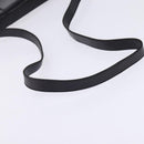 BALLY Shoulder Bag Leather Black Gold Auth 143332-7