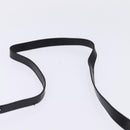 BALLY Shoulder Bag Leather Black Gold Auth 143332-8