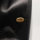 BALLY Shoulder Bag Leather Black Gold Auth 143333-10