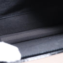 BALLY Shoulder Bag Leather Black Gold Auth 143333-11