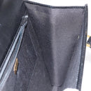 BALLY Shoulder Bag Leather Black Gold Auth 143333-19