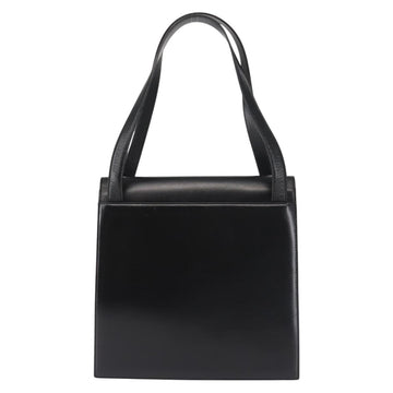 BALLY Shoulder Bag Leather Black Gold Auth 143333 - 0