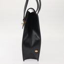 BALLY Shoulder Bag Leather Black Gold Auth 143333-3