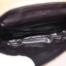 CELINE Macadam Canvas Shoulder Bag PVC Beige Gold Auth 143334-11