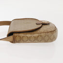 CELINE Macadam Canvas Shoulder Bag PVC Beige Gold Auth 143334-4