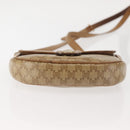 CELINE Macadam Canvas Shoulder Bag PVC Beige Gold Auth 143334-5