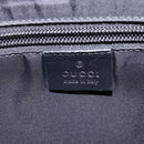 GUCCI GG Supreme Shoulder Bag PVC Leather Black Silver 322279 Auth 143336-15