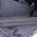 GUCCI GG Supreme Shoulder Bag PVC Leather Black Silver 322279 Auth 143336-16