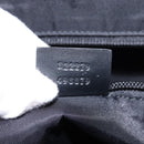 GUCCI GG Supreme Shoulder Bag PVC Leather Black Silver 322279 Auth 143336-20