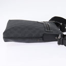 GUCCI GG Supreme Shoulder Bag PVC Leather Black Silver 322279 Auth 143336-5