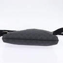 GUCCI GG Supreme Shoulder Bag PVC Leather Black Silver 322279 Auth 143336-9