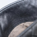 BOTTEGA VENETA INTRECCIATO Shoulder Bag Leather Black Auth 143339-14