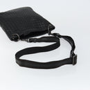 BOTTEGA VENETA INTRECCIATO Shoulder Bag Leather Black Auth 143339-7