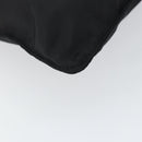 PRADA Shoulder Bag Nylon Black Silver Auth 143341-14