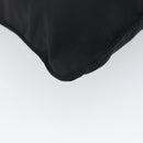 PRADA Shoulder Bag Nylon Black Silver Auth 143341-16