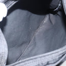 PRADA Shoulder Bag Nylon Black Silver Auth 143341-11